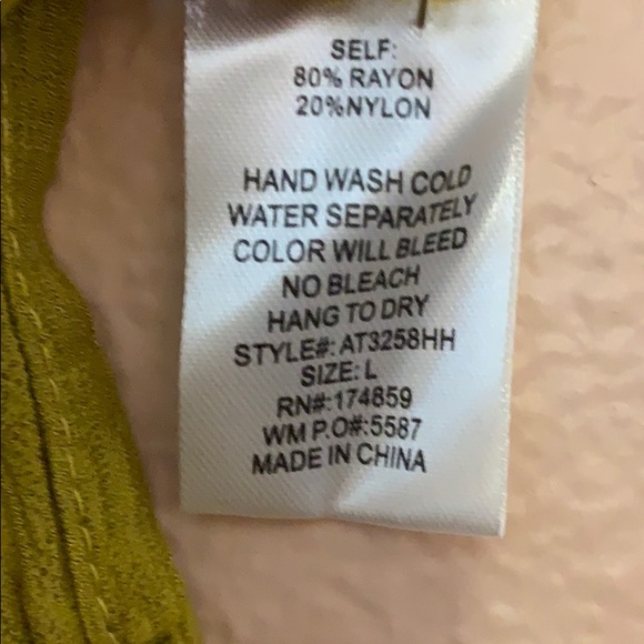 Mustard Colored Blouse - Picture 4 of 4